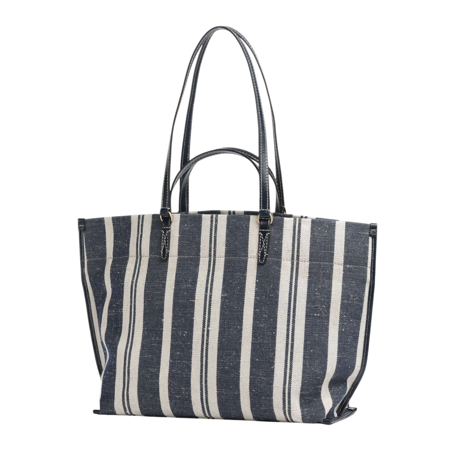 The Bridge Borsa a Spalla Luna Donna in Tessuto Blu Naturale