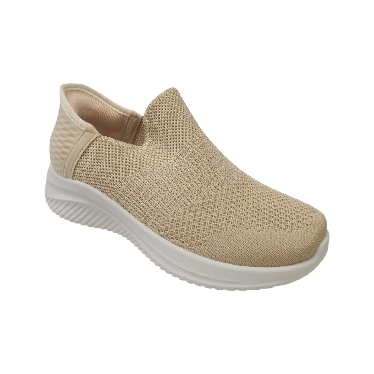 Susimoda Mocassino Donna in Tessuto Beige con Zeppa