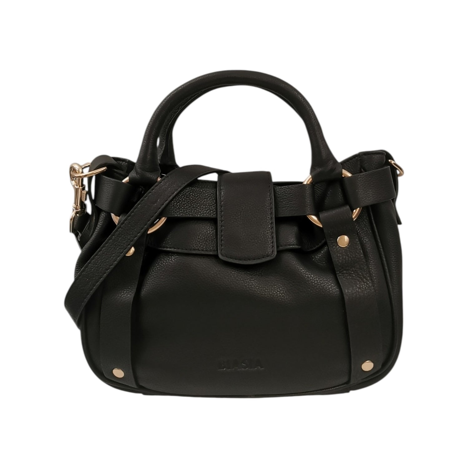 Biasia Borsa a Mano Donna in Pelle Nera