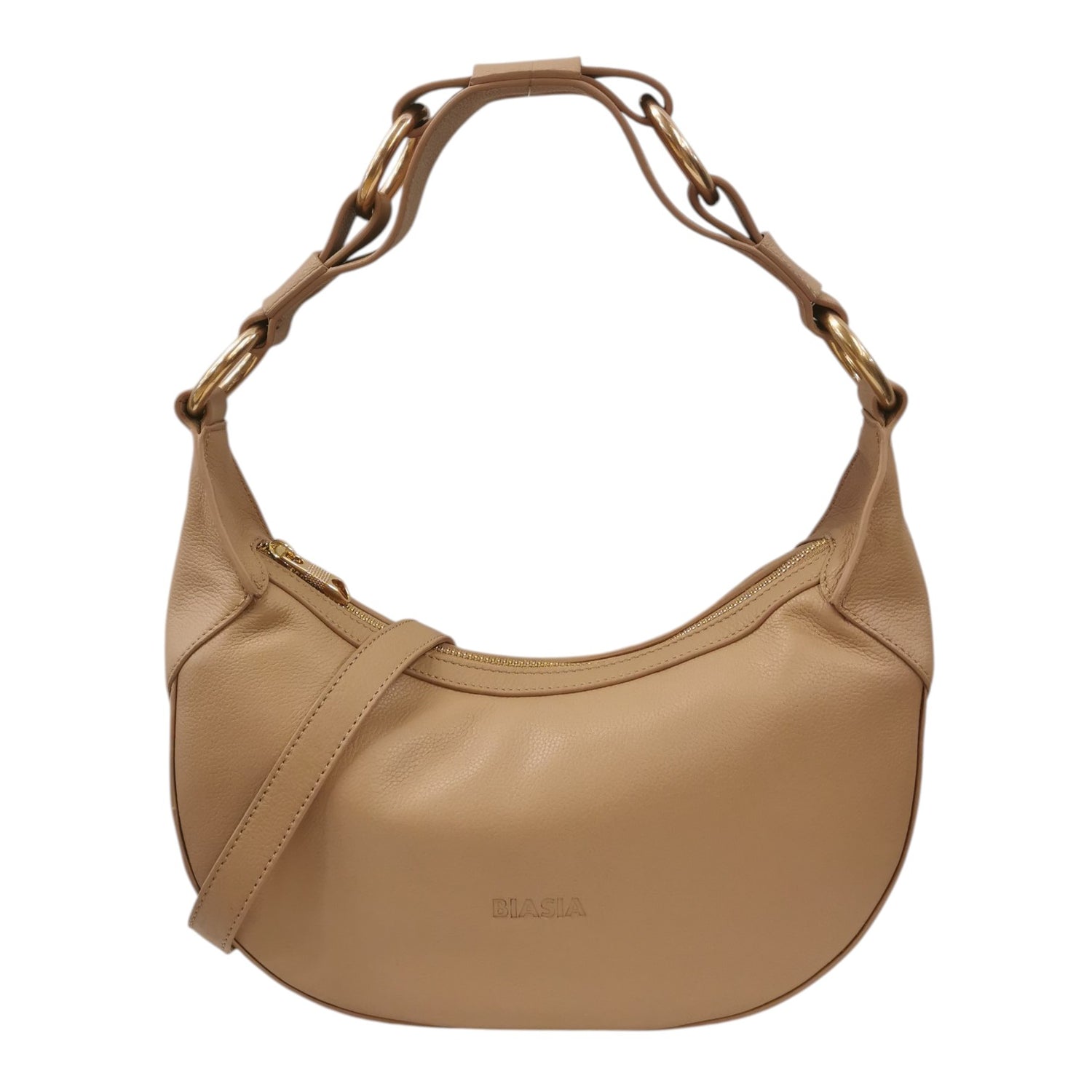 Biasia Mezzaluna Donna in Pelle Naturale con Tracolla