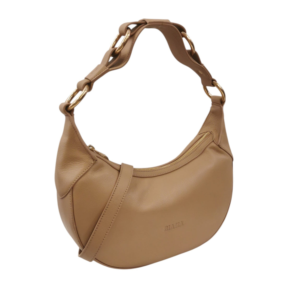 Biasia Mezzaluna Donna in Pelle Naturale con Tracolla