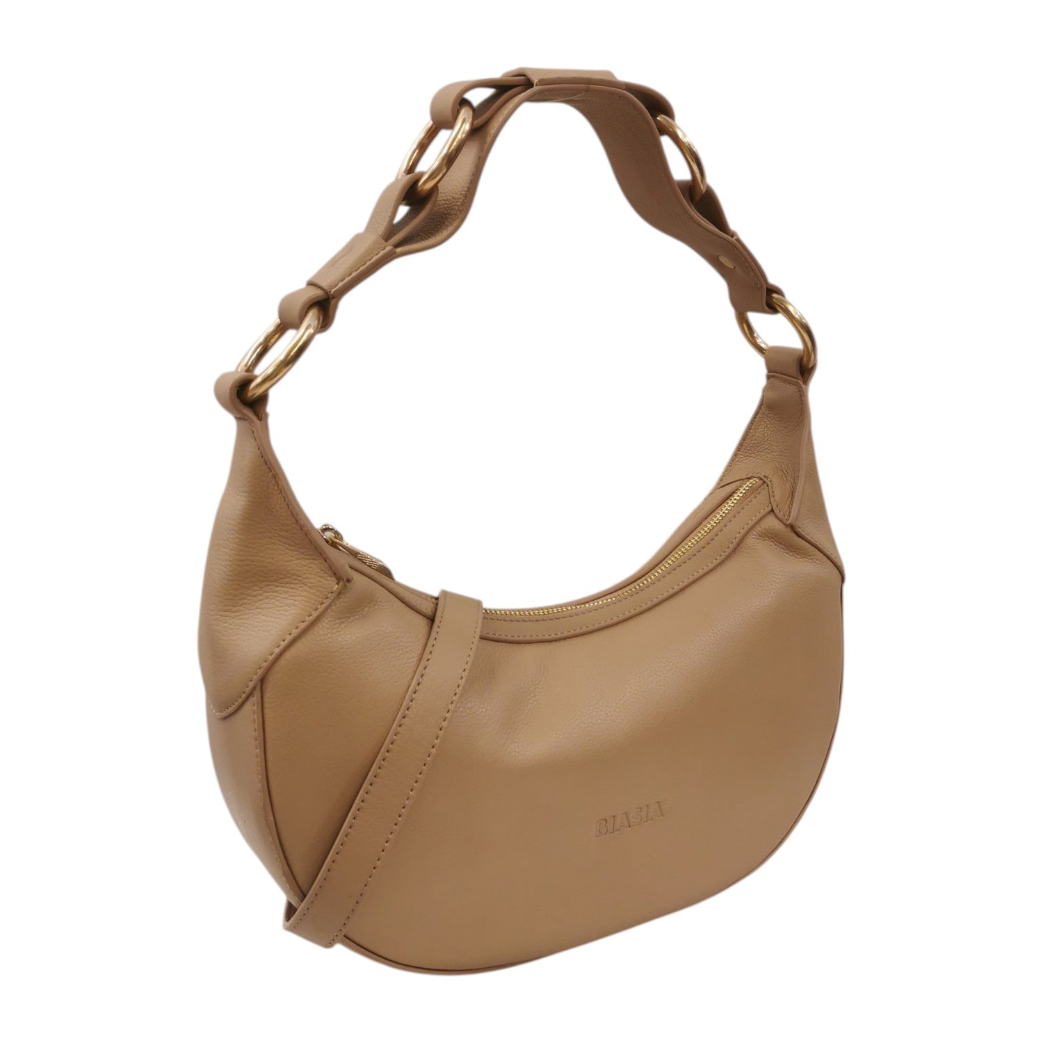 Biasia Mezzaluna Donna in Pelle Naturale con Tracolla