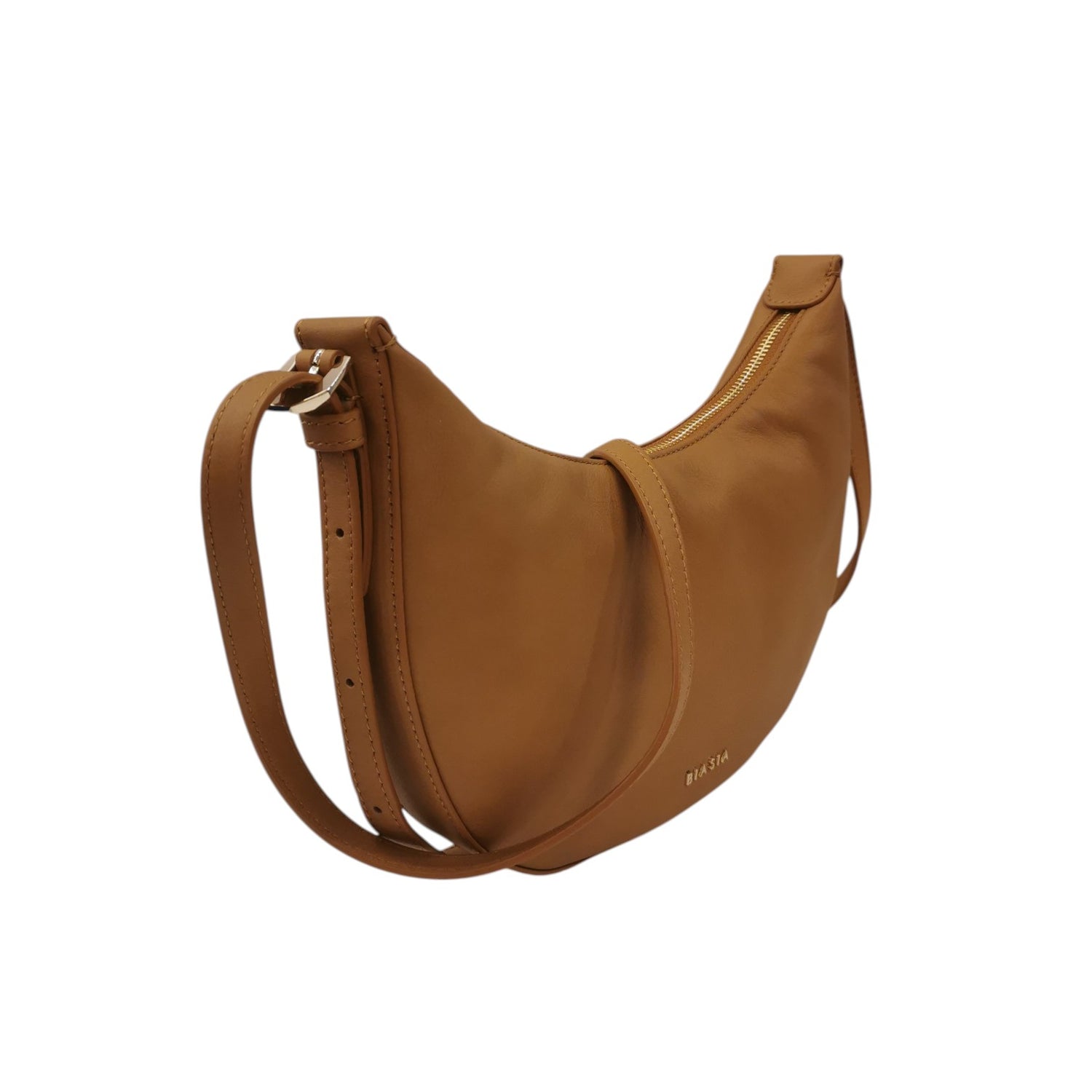 Biasia Mezzaluna Donna in Pelle Biscotto