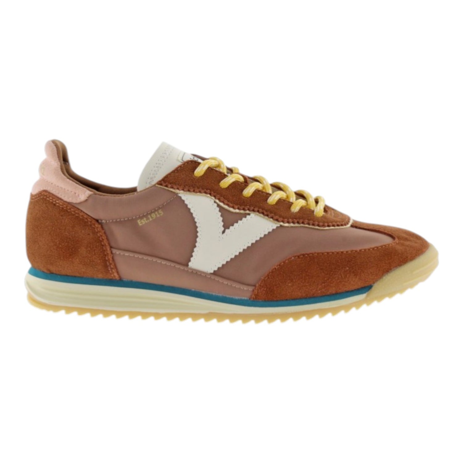 Victoria Sneakers Donna in Camoscio e Tessuto Terra