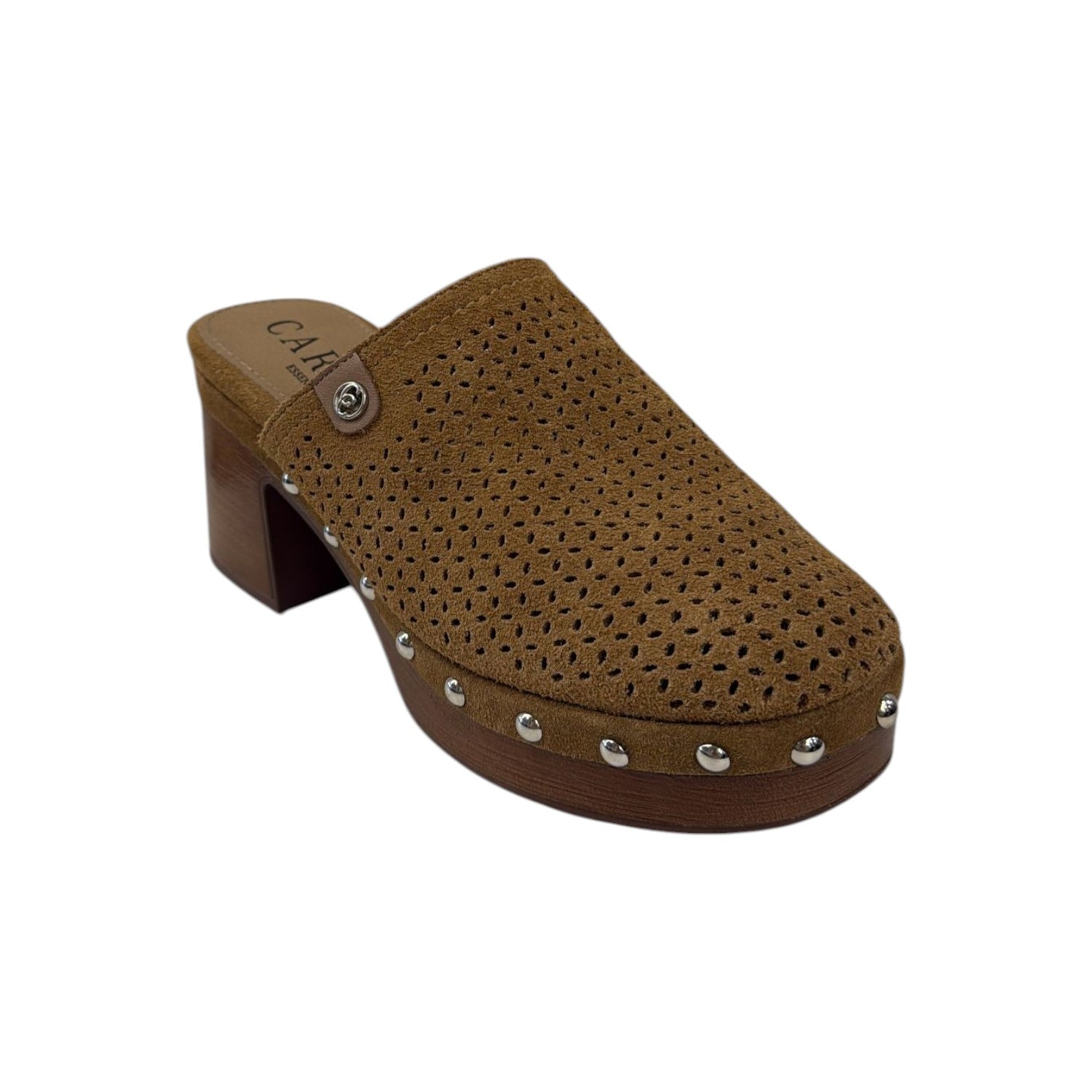 Carmela Sabot Donna Cammello con Tacco Largo Alto 85mm