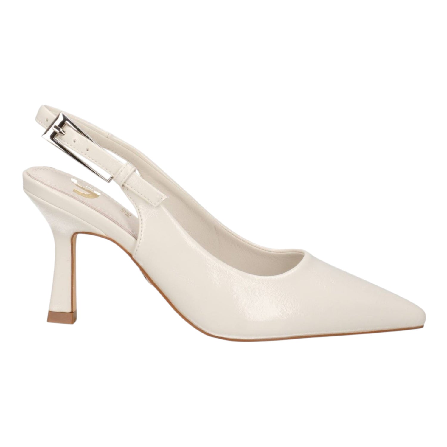 Gold&Gold Chanelle Donna in Ecopelle Bianca con Tacco Alto 80mm