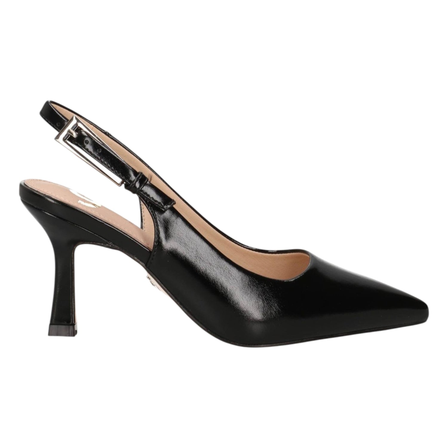 Gold&Gold Chanelle Donna in Ecopelle Nera con Tacco Alto 80mm