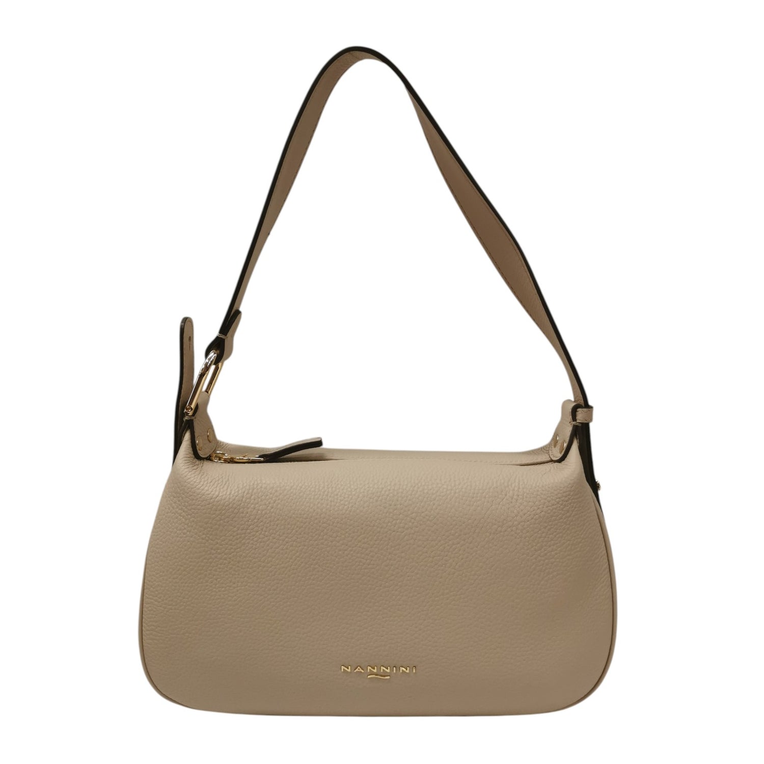 Nannini Firenze Borsa a Spalla Media Donna Linea Keira in Pelle Beige