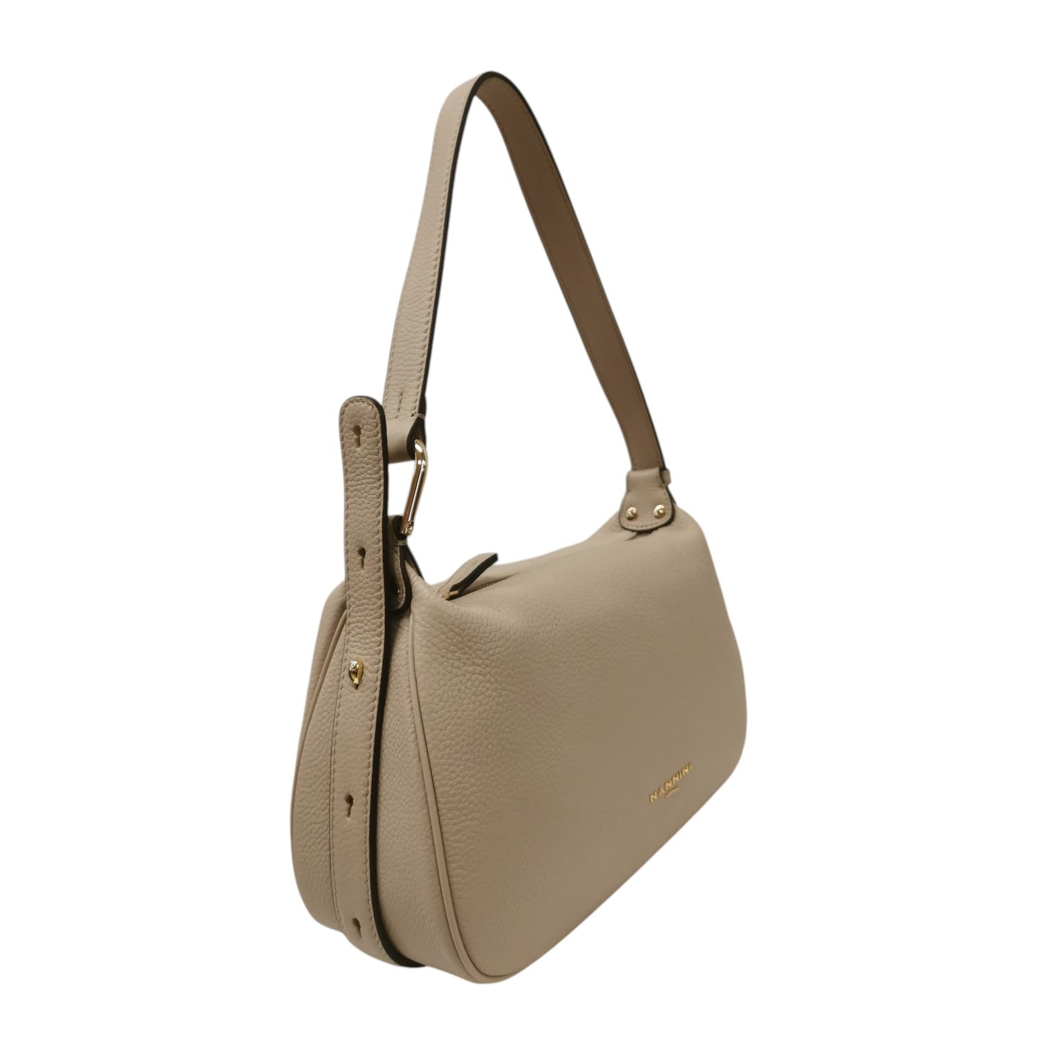 Nannini Firenze Borsa a Spalla Media Donna Linea Keira in Pelle Beige