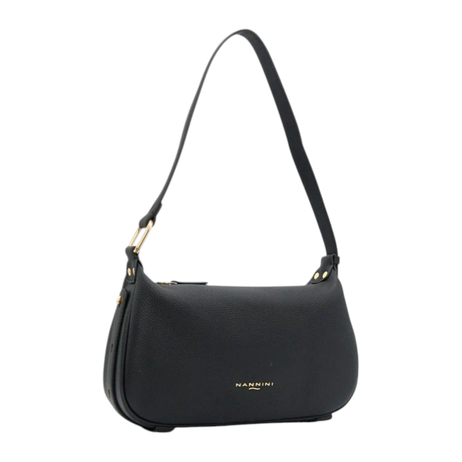 Nannini Firenze Borsa a Spalla Media Donna Linea Keira in Pelle Nera