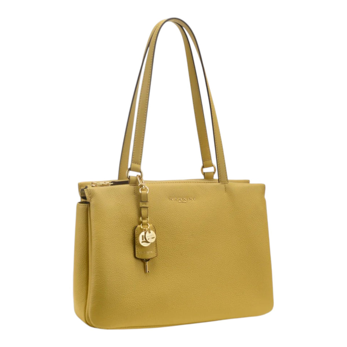 Nannini Firenze Borsa a Spalla Donna Linea Bice in Pelle Gialla