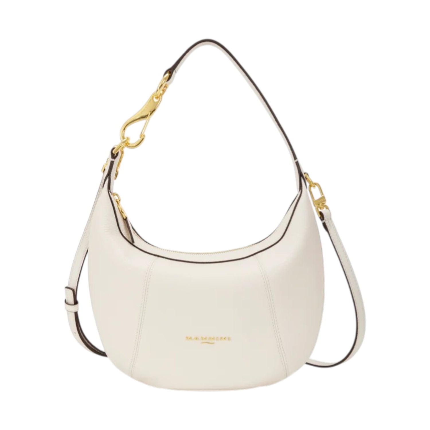 Nannini Firenze Borsa a Spalla Media Donna Linea Filippa in Pelle Bianco Sporco