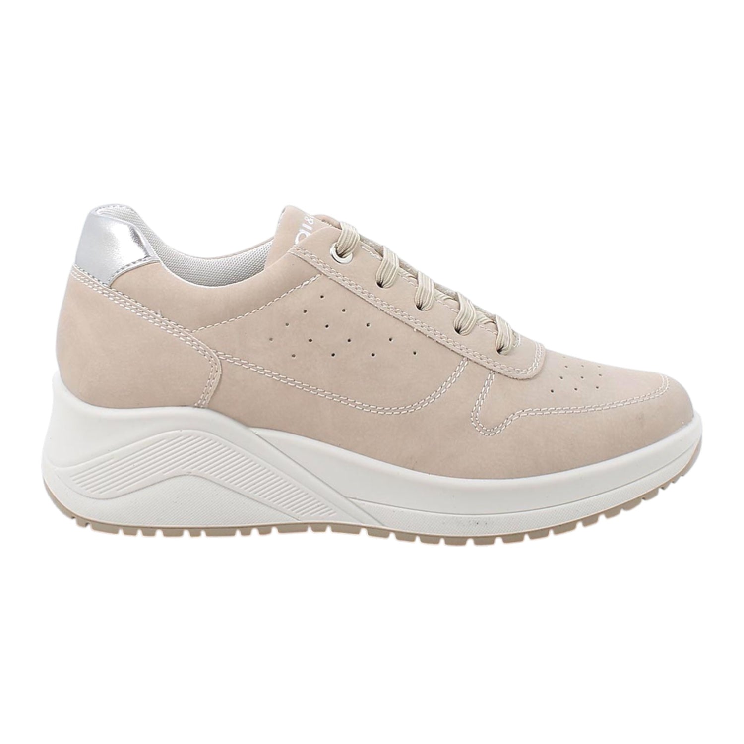 Igi&Co Sneakers Donna in Nabuck Sintetico Osso