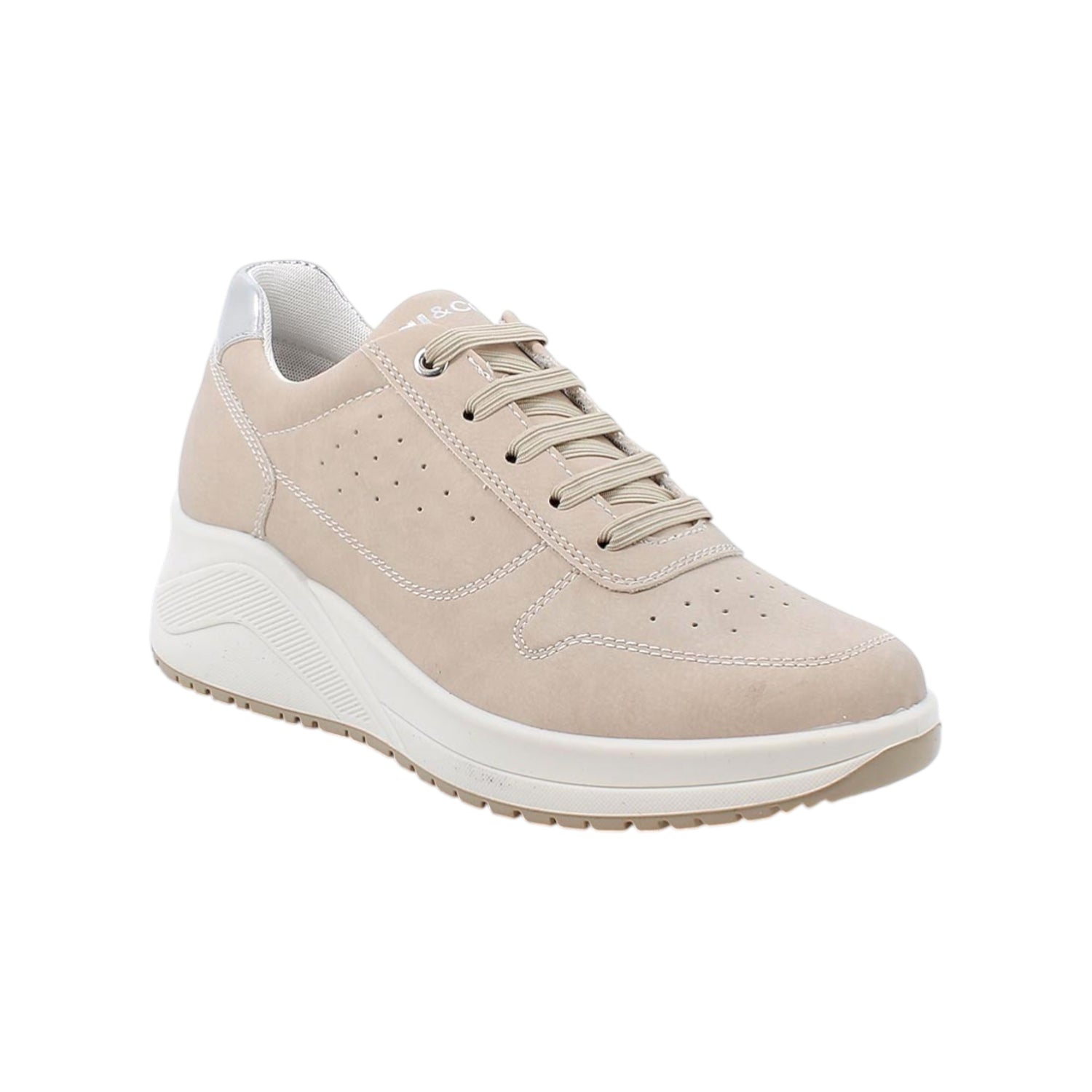 Igi&Co Sneakers Donna in Nabuck Sintetico Osso