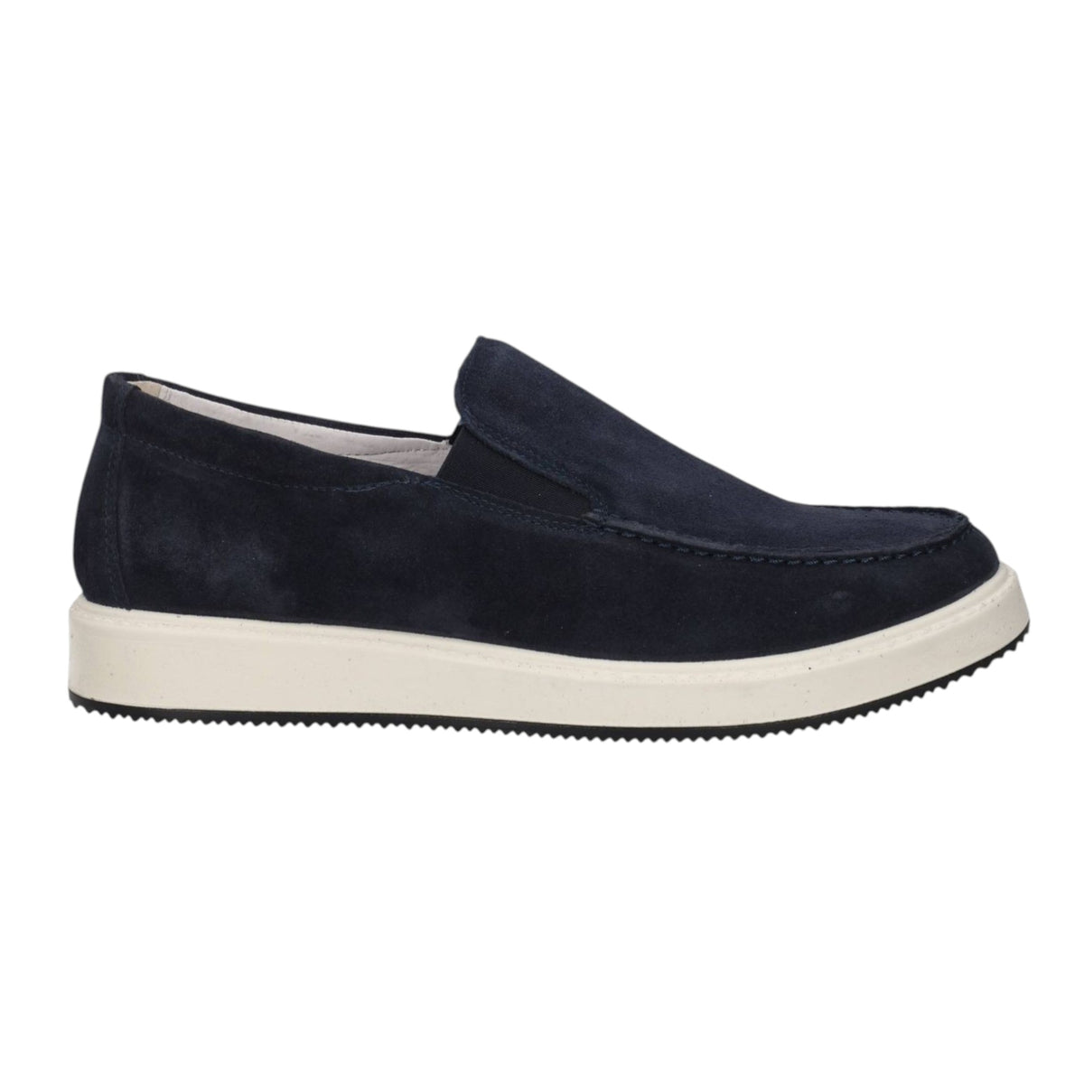 Igi&Co Mocassino Uomo in Camoscio Blu con Elastico