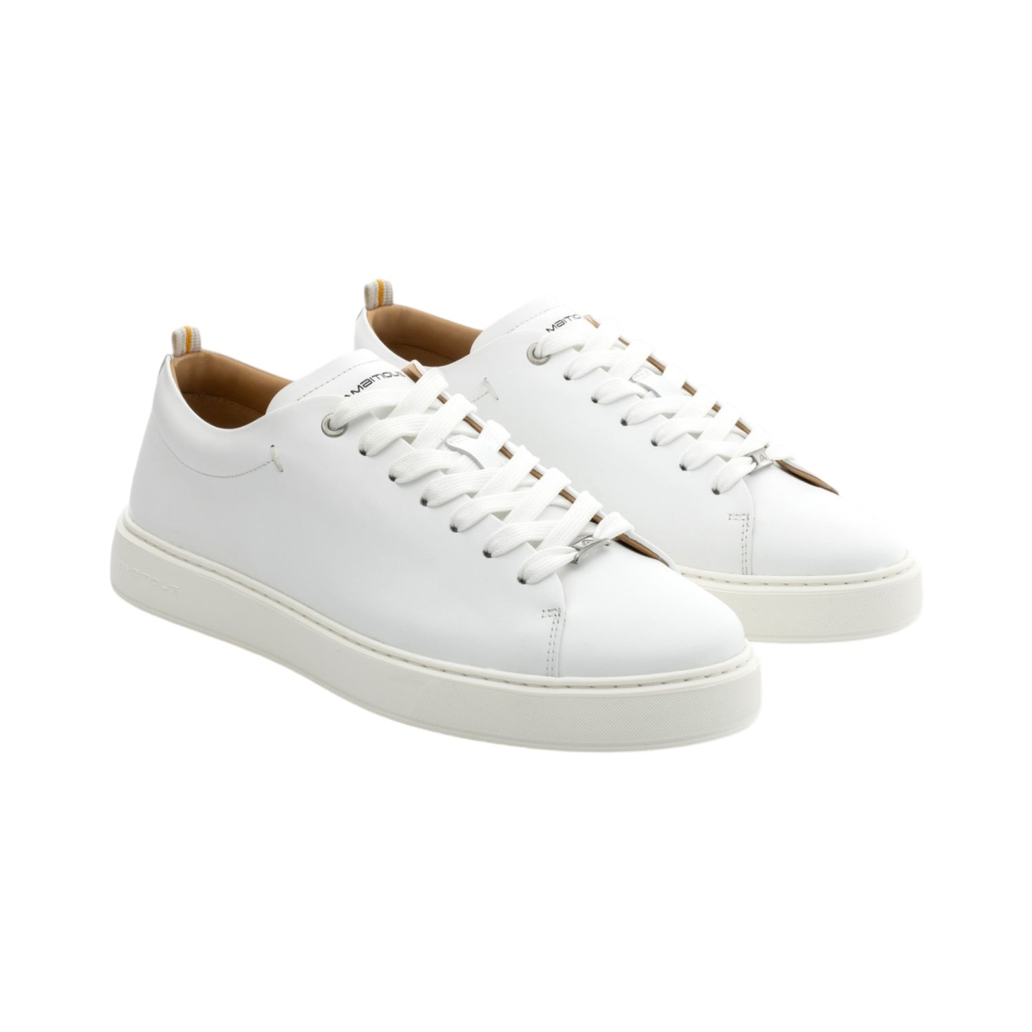 Ambitious Sneakers Lewis Uomo in Pelle Bianca