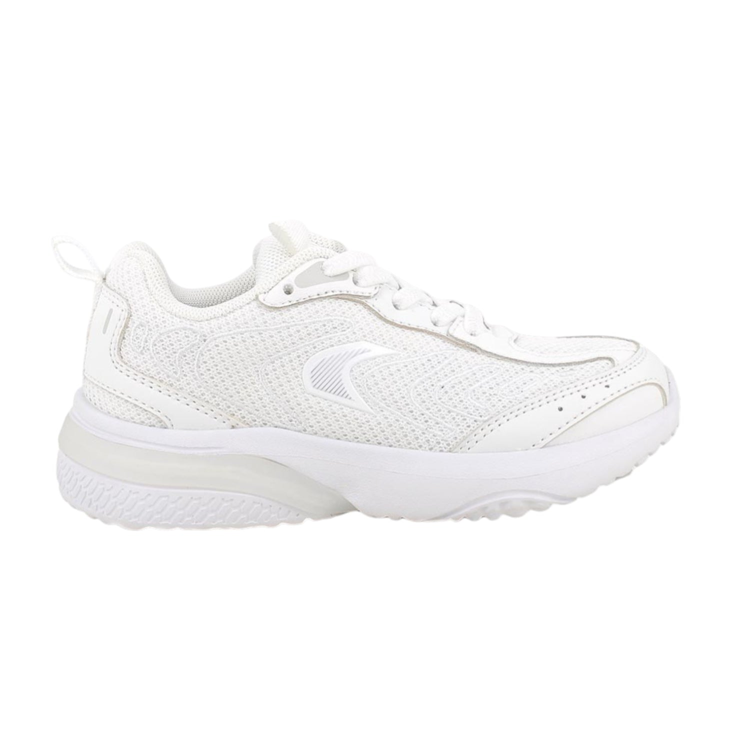 Primigi Slip On Bambino in Tessuto ed Ecopelle Bianca con Luci