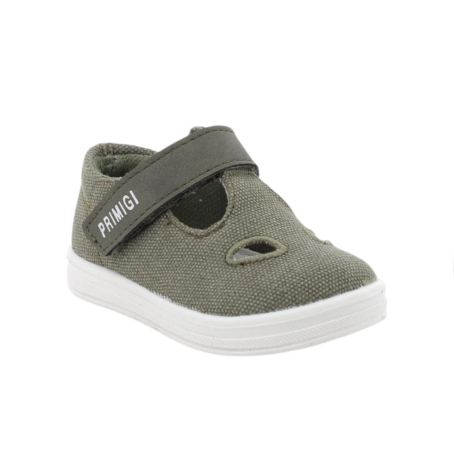 Primigi Scarpa Bambino in Tessuto Militare a Occhio di Bue