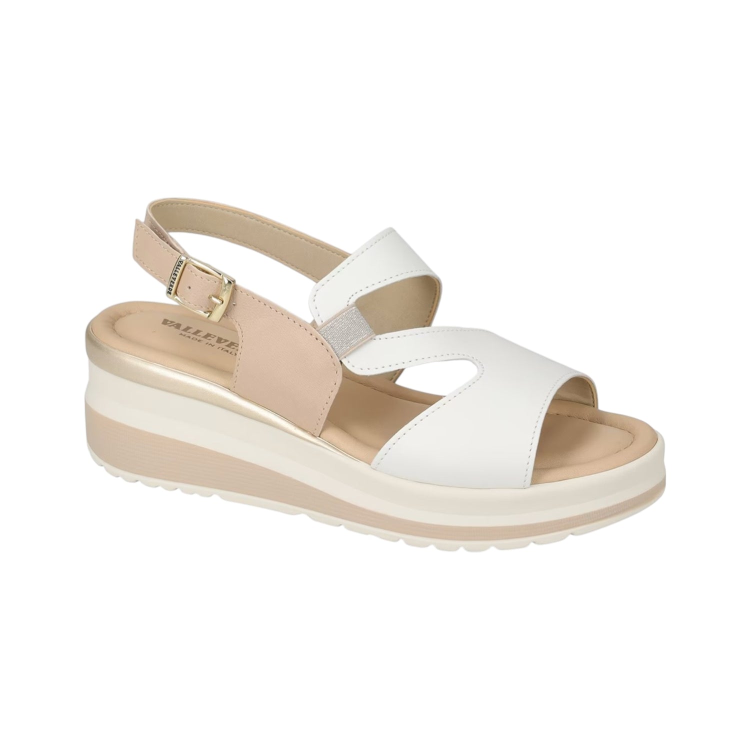 Valleverde Sandalo Donna in Pelle Bianca