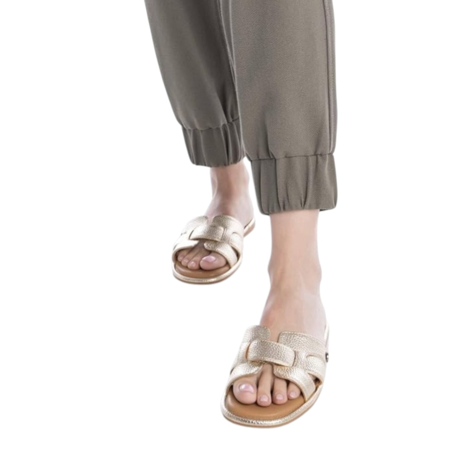 Refresh Ciabatta Bassa Donna Platino