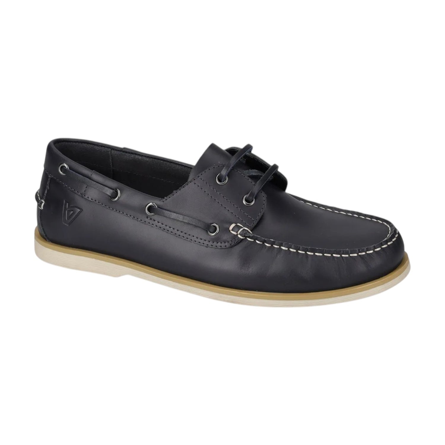 Valleverde Allacciato Uomo in Pelle Ingrassata Blu