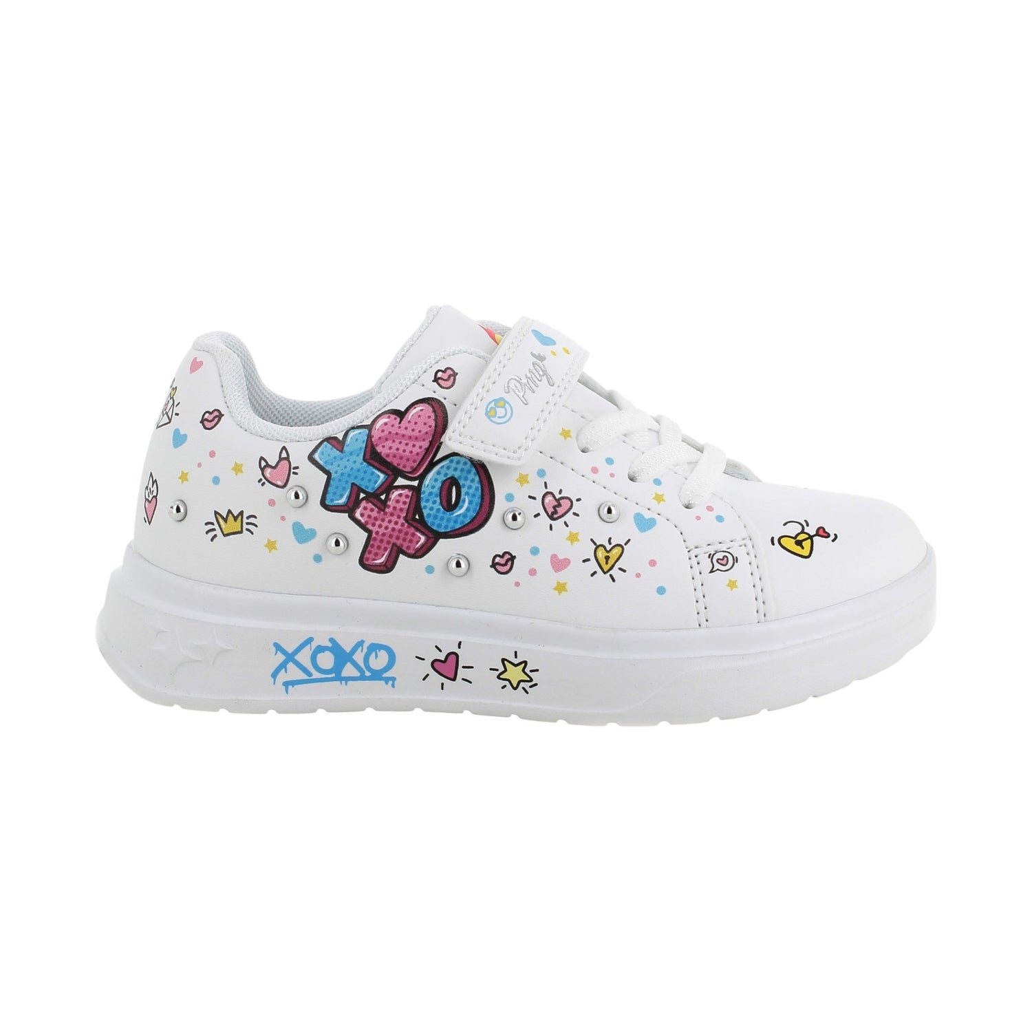 Primigi Sneakers Bambina Bianca Multi con Strappo