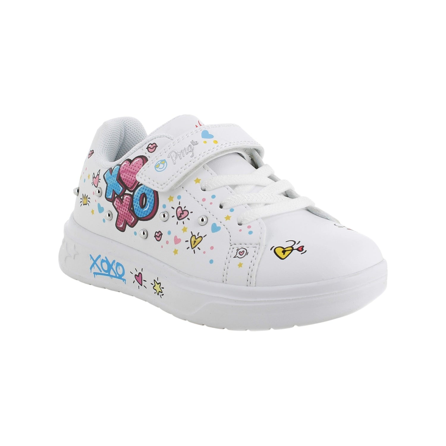 Primigi Sneakers Bambina Bianca Multi con Strappo