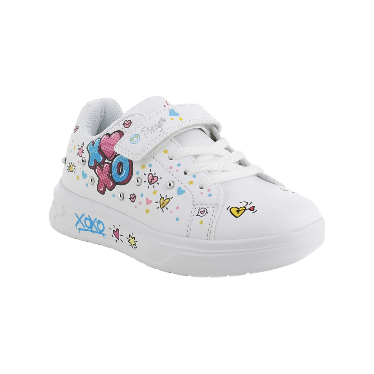 Primigi Sneakers Bambina Bianca Multi con Strappo