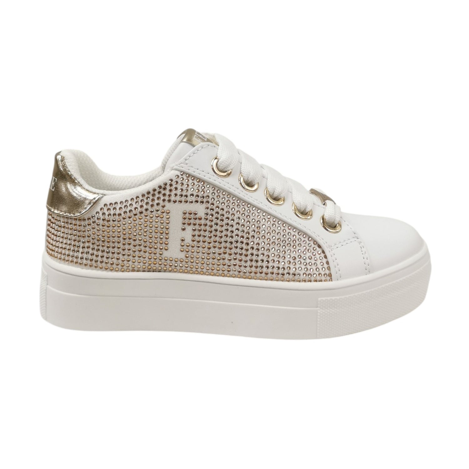 Ferrè Sneakers Bambina Bianca Oro Numero 31/32/33/34