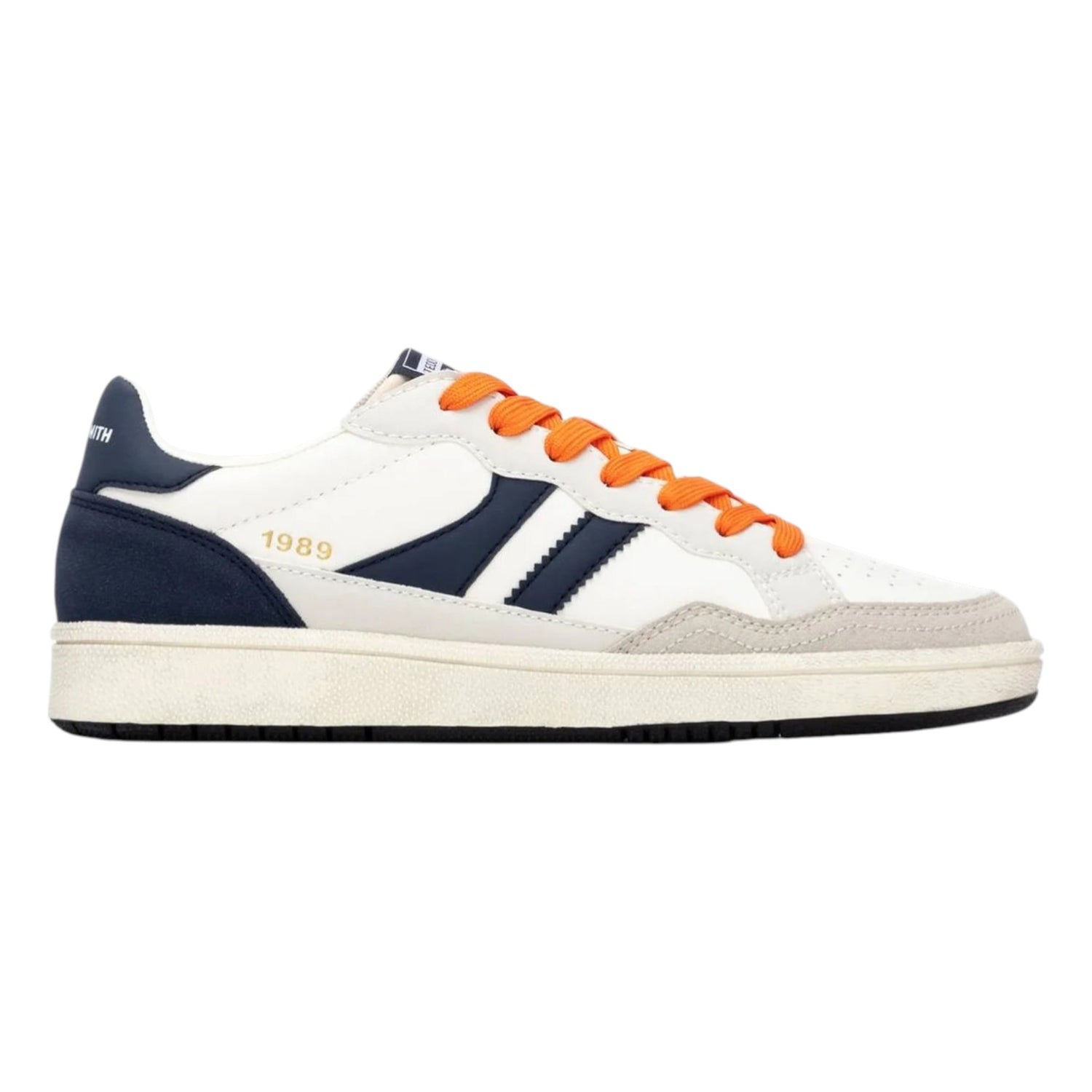 Teddy Smith Sneakers Uomo Bianca con Inserti Blu