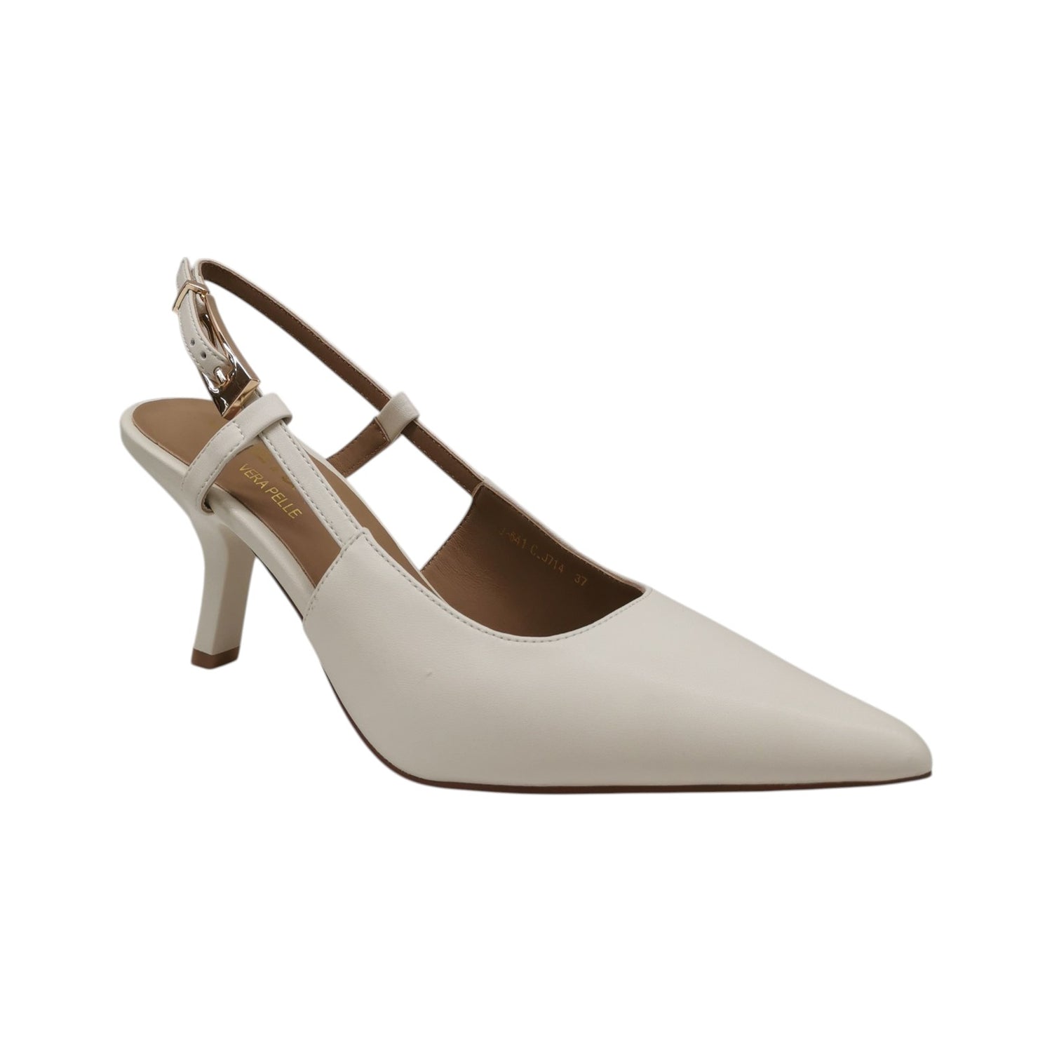 Janet&Janet Chanelle Donna in Pelle Burro con Tacco Alto 80mm