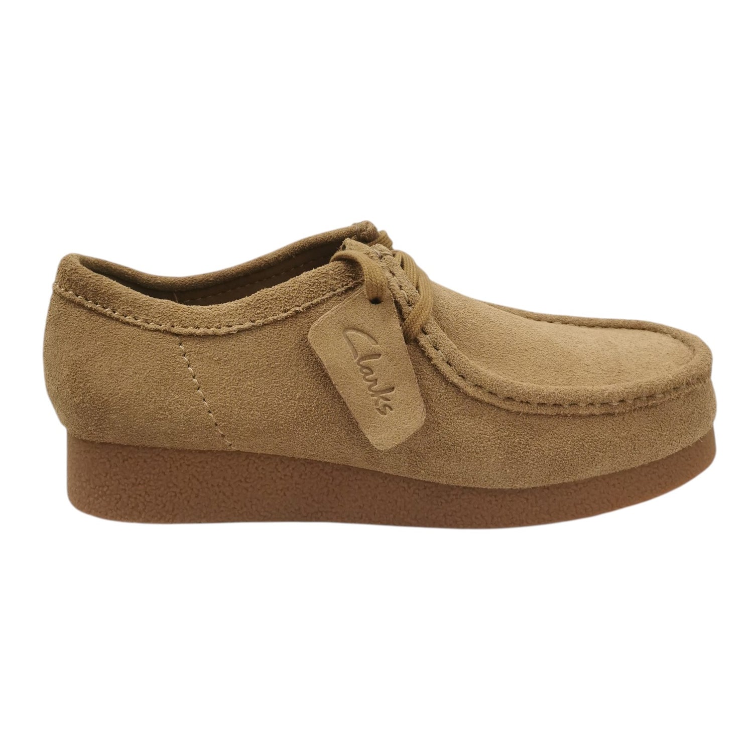 Clarks WallabeeEVO Allacciato Scamosciato Sabbia