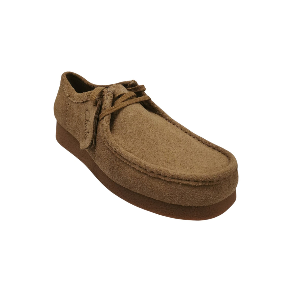 Clarks WallabeeEVO Allacciato Scamosciato Sabbia