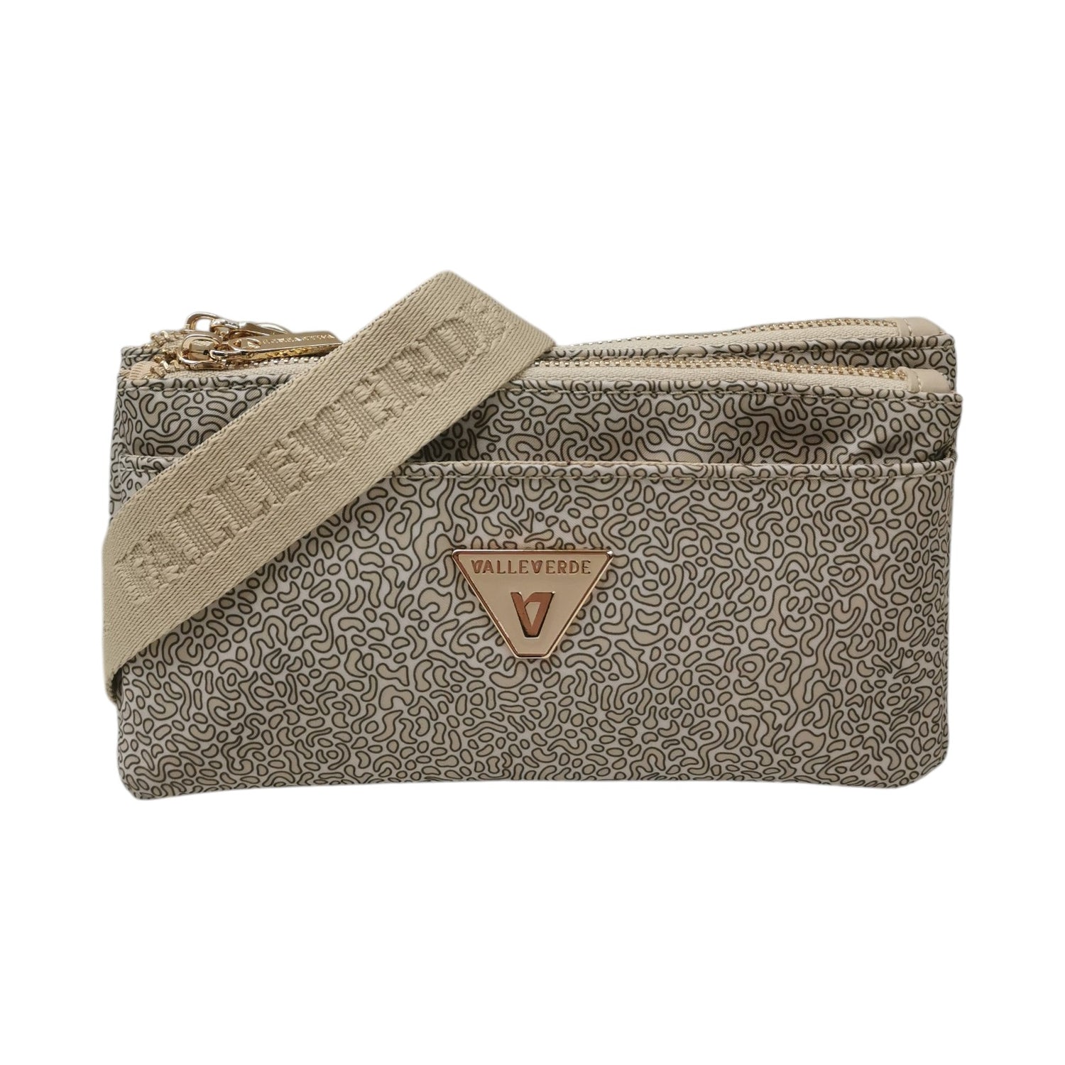 Valleverde Tracolla Donna in Tessuto Beige