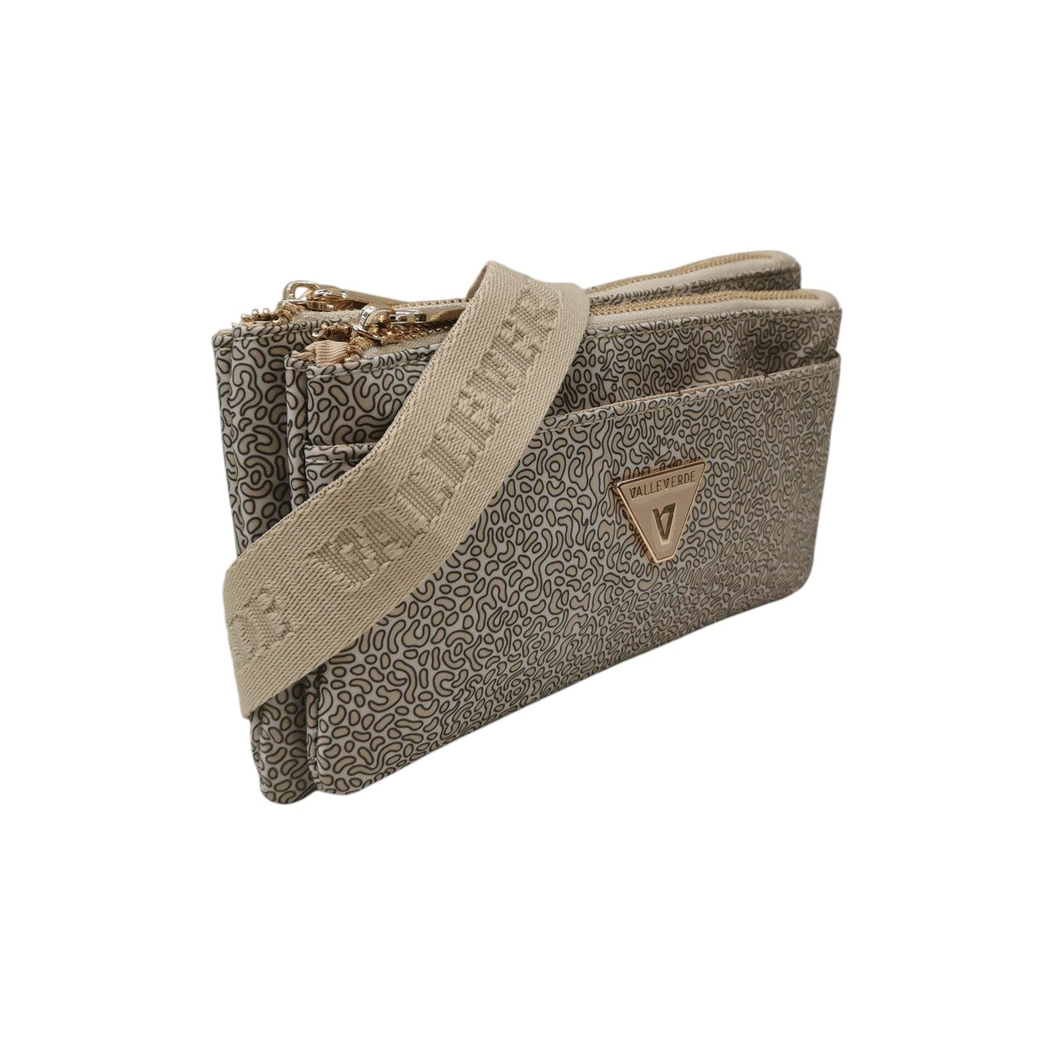 Valleverde Tracolla Donna in Tessuto Beige