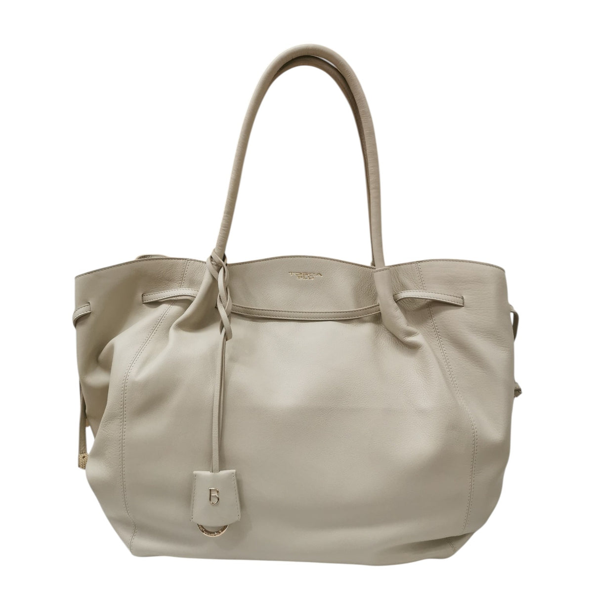 Tosca Blu Shopping Grande Sidney in Pelle Avorio