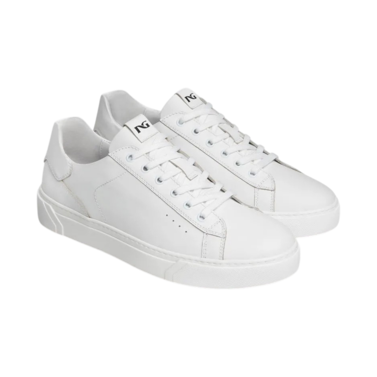 Nero Giardini Sneakers Uomo in Pelle Bianca