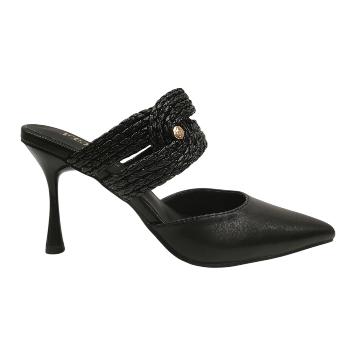 Ferrè Sabot Donna Nero con Tacco Alto 100mm