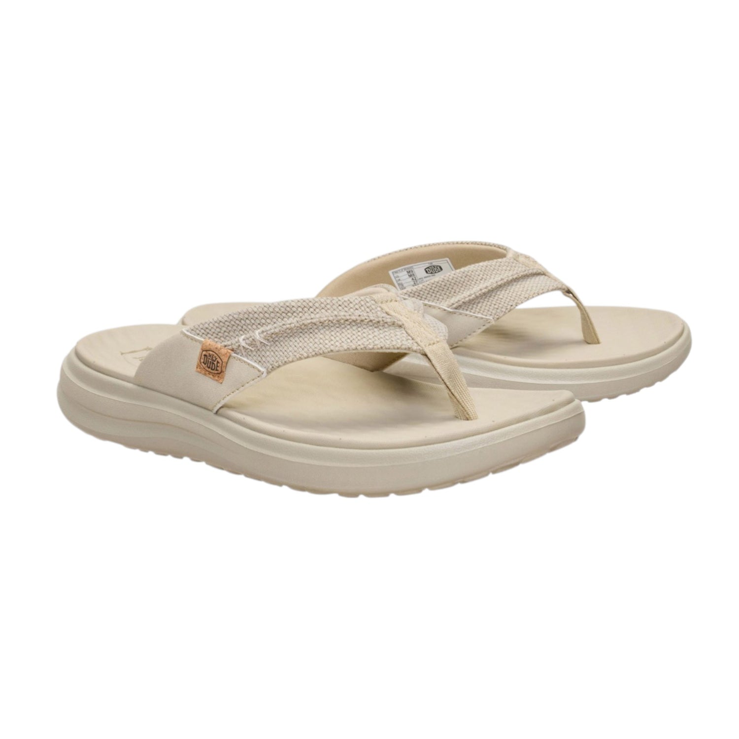 Hey Dude Finn Flip Braided Infradito Uomo Beige