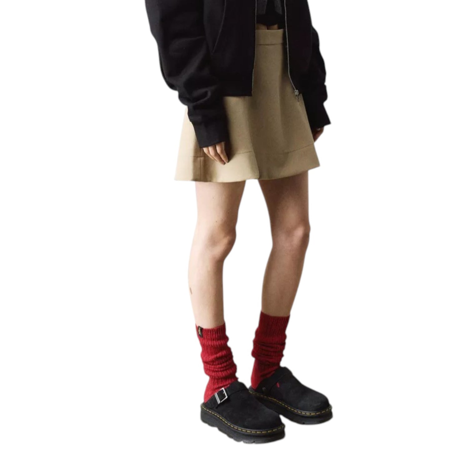 Dr. Martens ZebZag Mule Sabot Unisex Scamosciato Nero