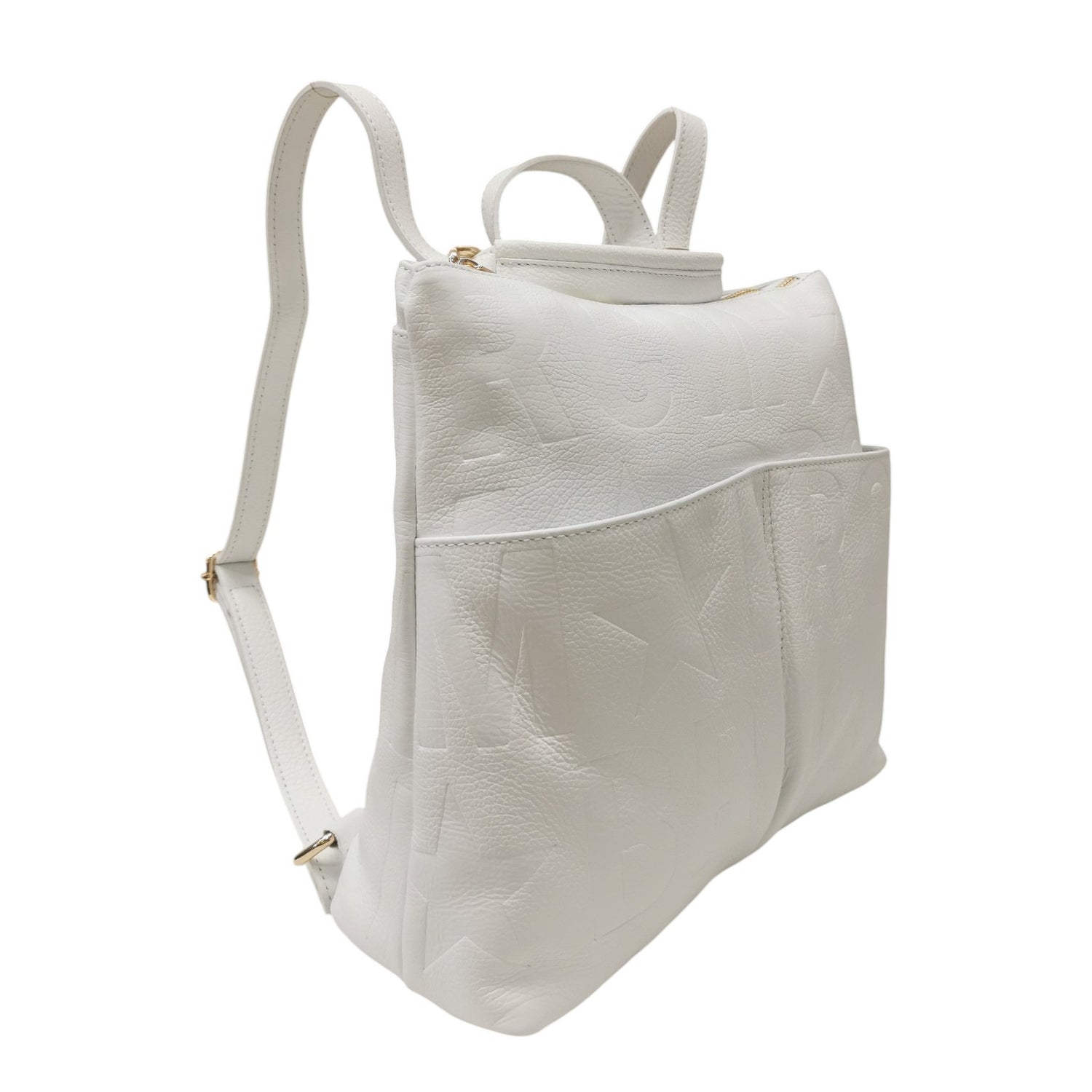 M Brc Borsa/Zaino Donna Linea Macro Doll in Pelle Bianco