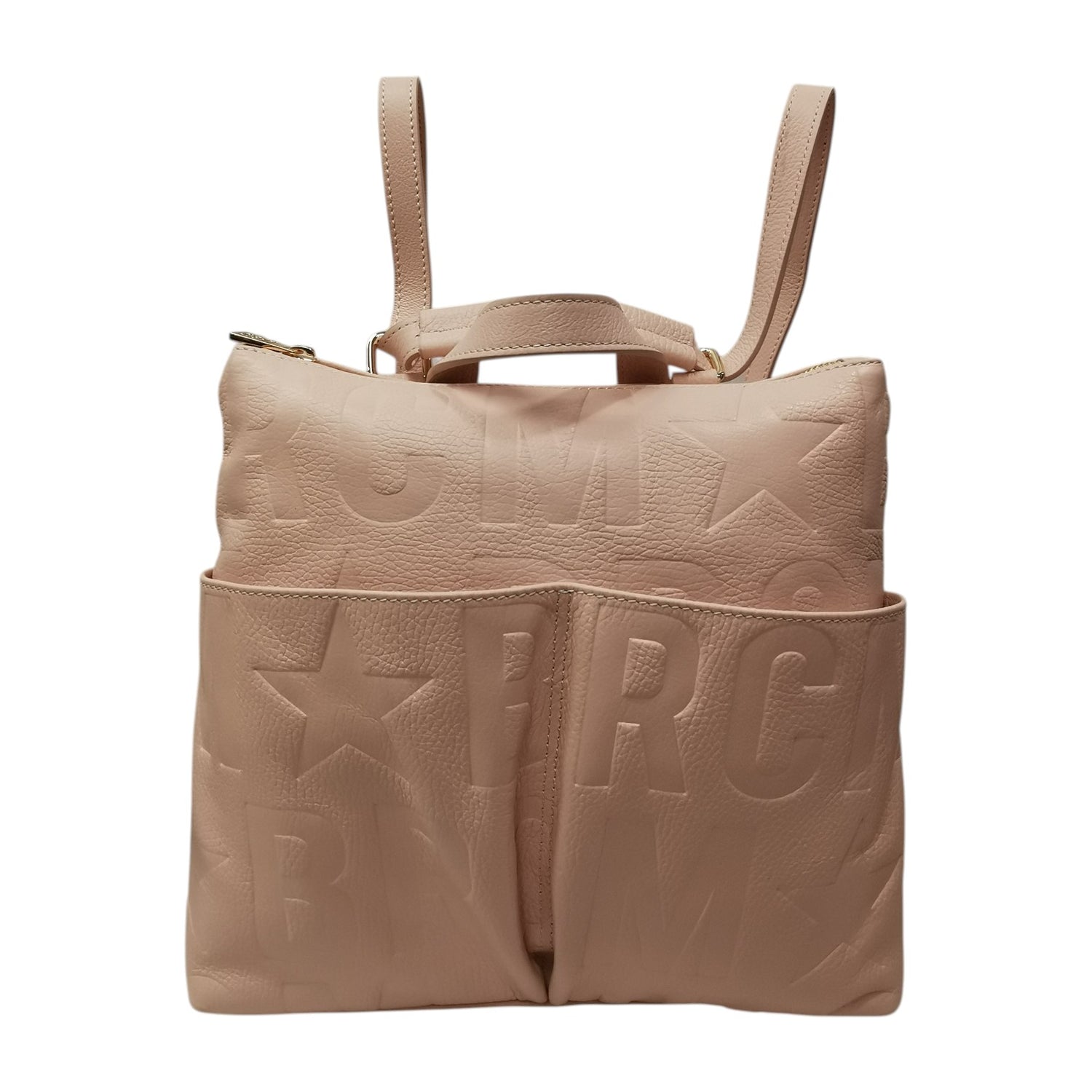 M Brc Borsa/Zaino Donna Linea Macro Doll in Pelle Cipria