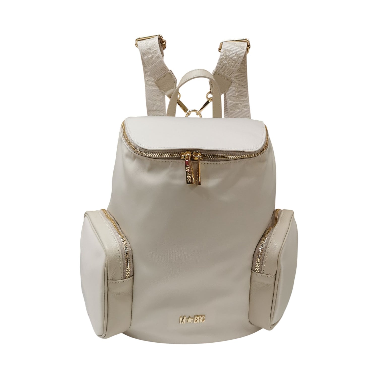 M Brc Zaino Donna Linea Golf in Pelle Avorio