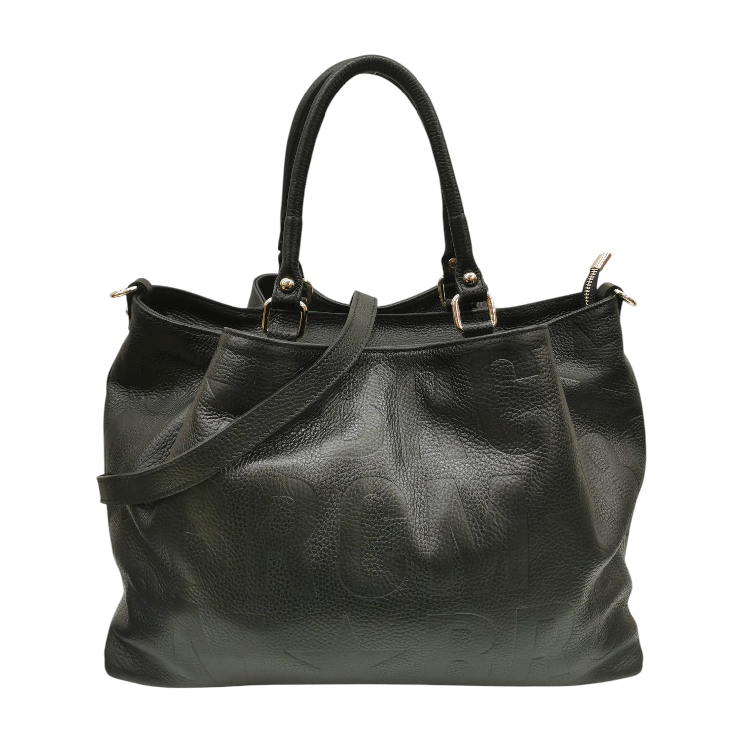 M Brc Borsa a Mano Donna Linea Macro Doll Nero Logata