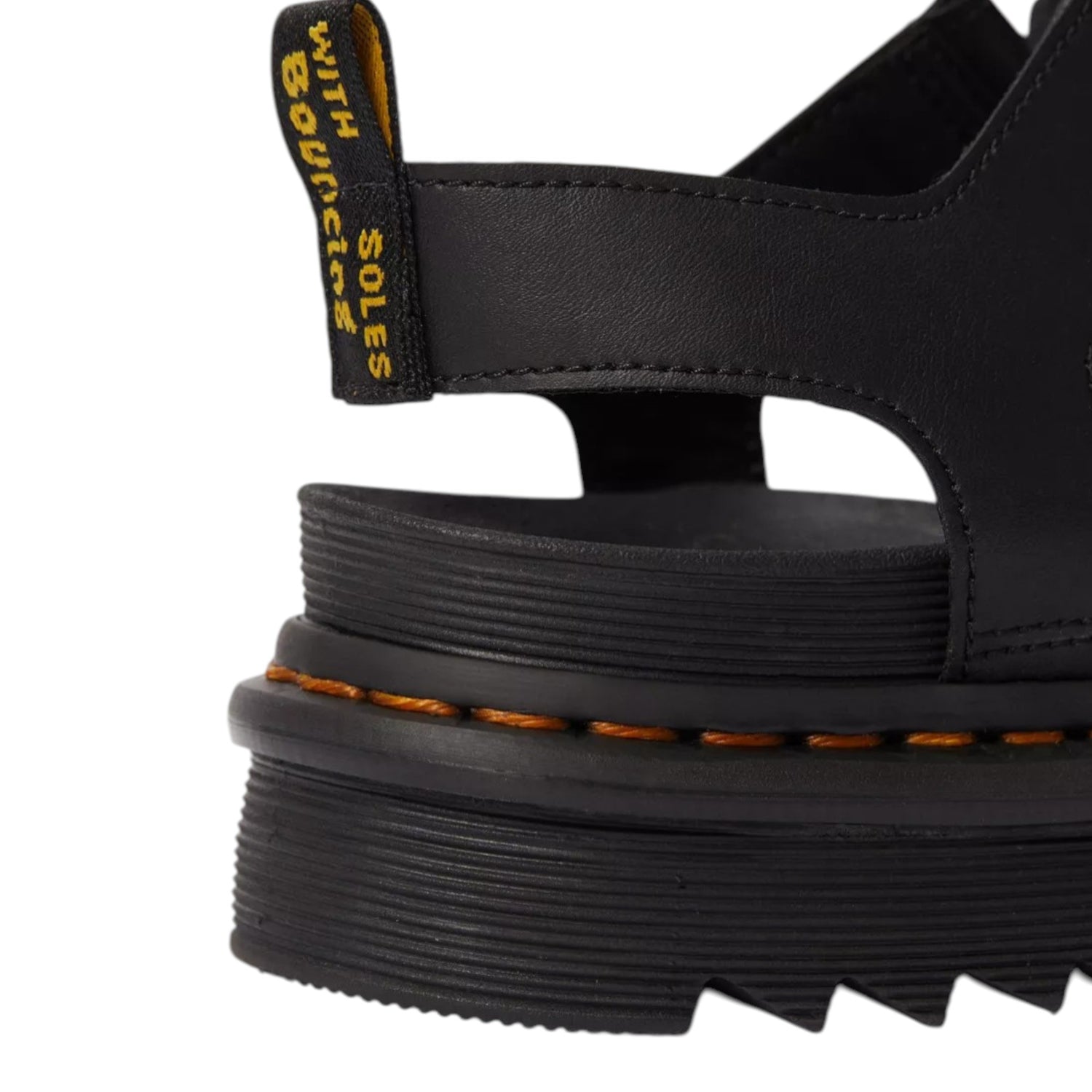 Dr. Martens Nartilla Sandalo Donna in Pelle Nera alla Schiava