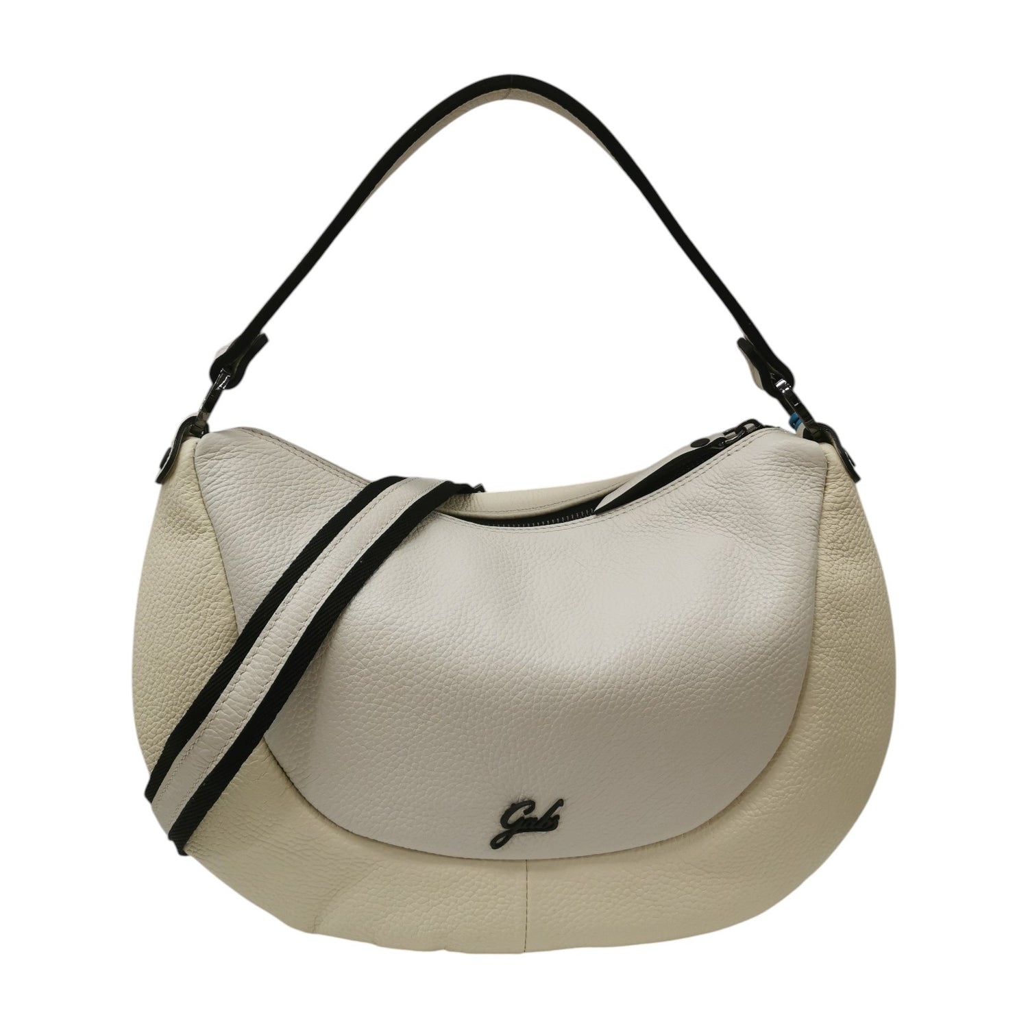 Gabs Borsa a Spalla Donna in Pelle Lino Panna Marty Taglia M
