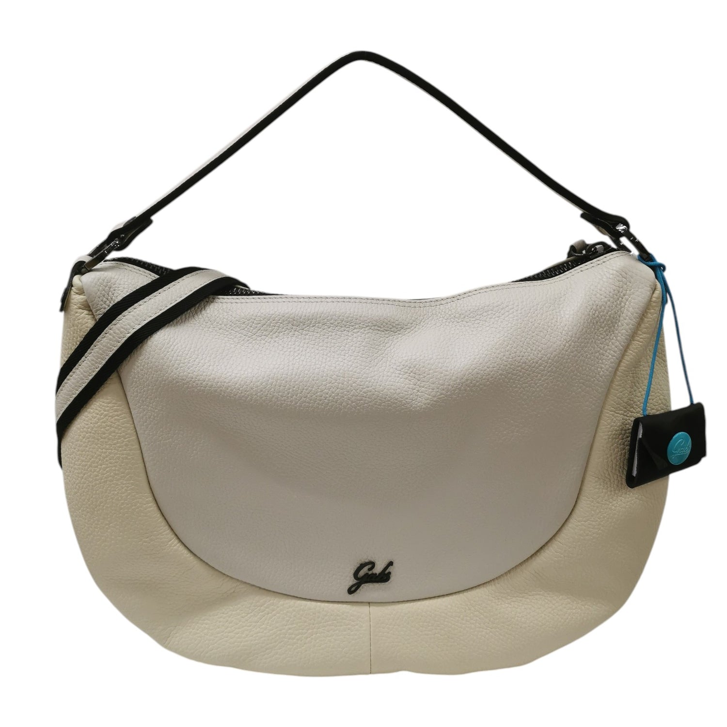 Gabs Borsa a Spalla Donna in Pelle Lino Panna Marty Taglia L