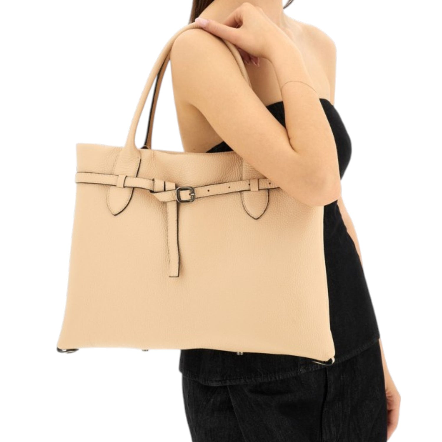 Gabs Borsa a Spalla Donna in Pelle Nudo Elif Medium