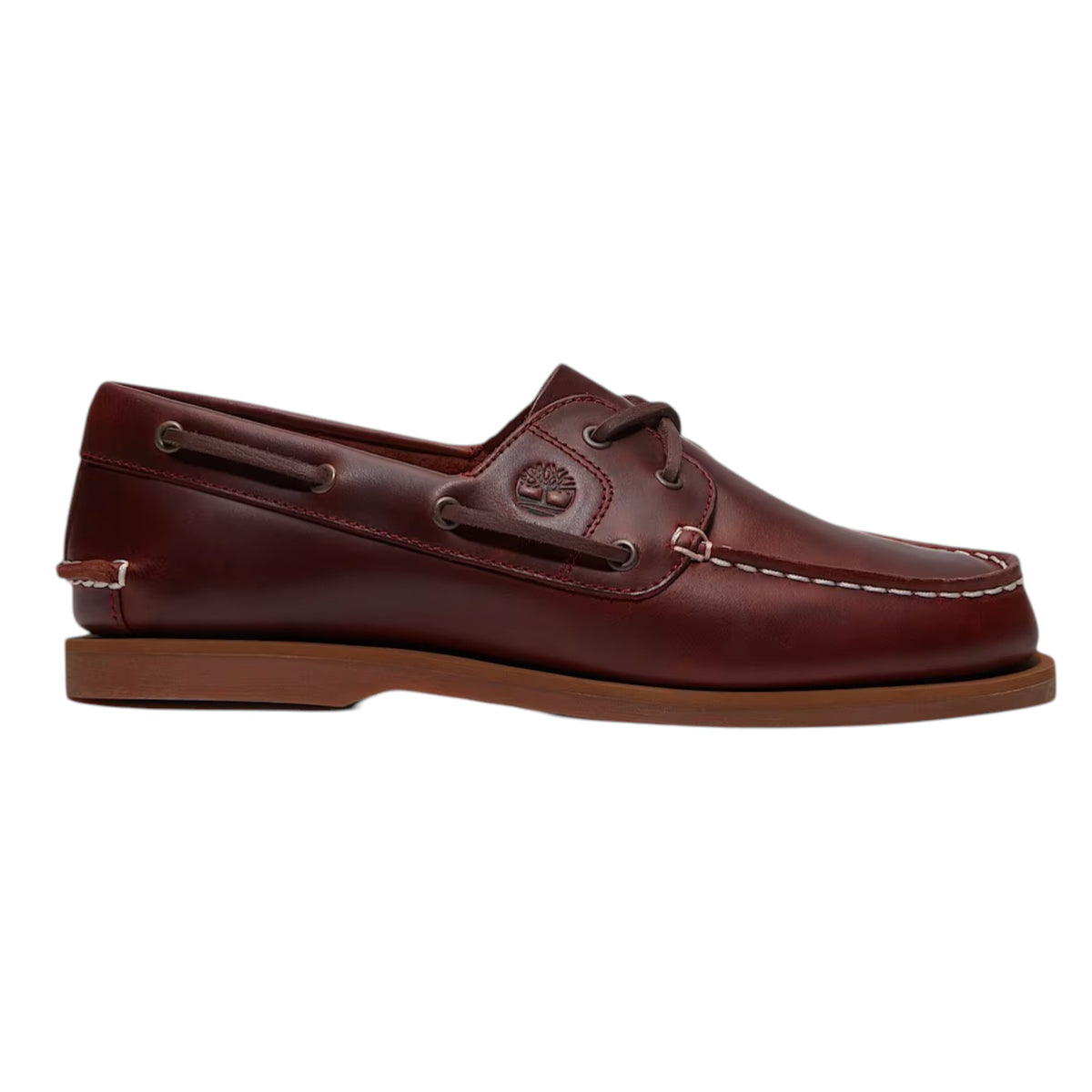 Timberland Scarpa da Barca Donna in Pelle Bordeaux