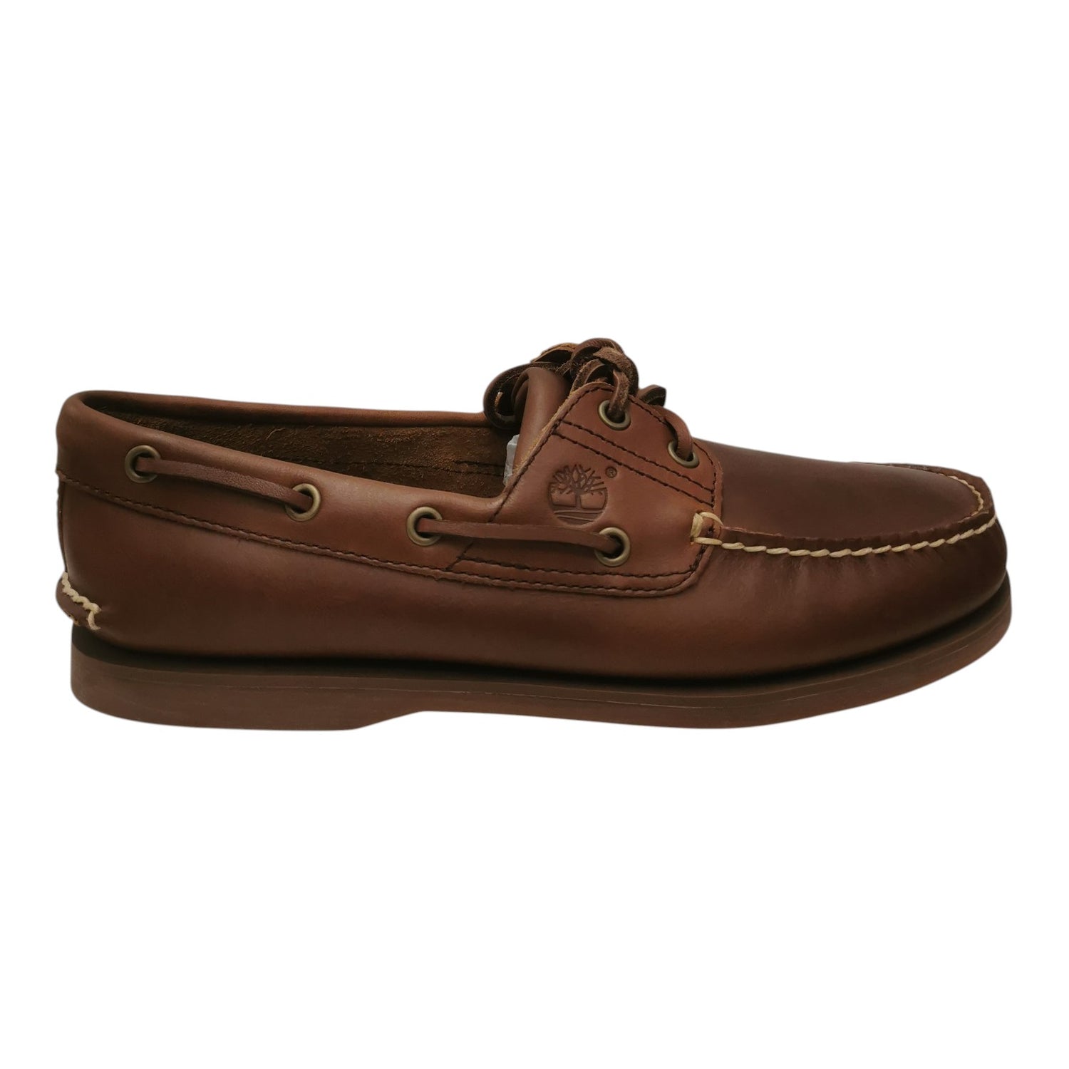 Timberland Scarpa da Barca Uomo in Pelle Cuoio